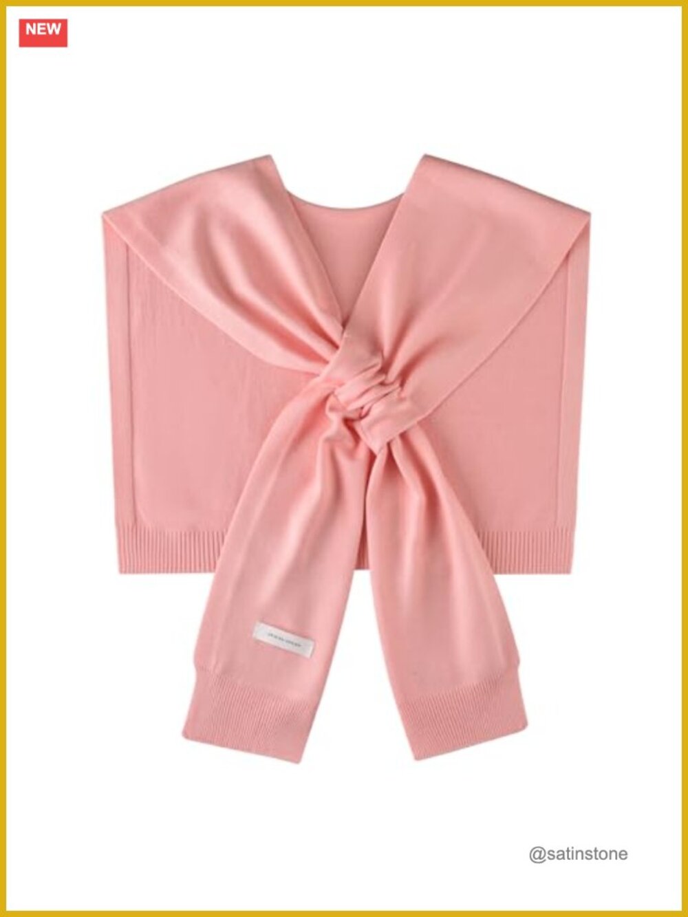 Sweater Shawl Wrap with Sleeves Knitted Collar Scarf Cape Lightweight